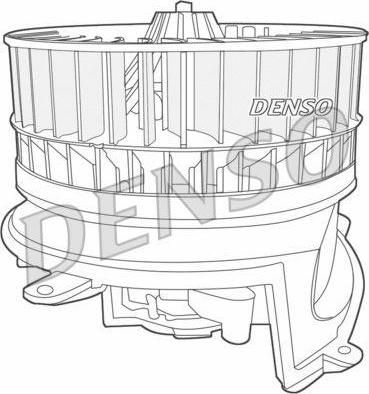 Denso DEA17006 вентилятор салона на MERCEDES-BENZ C-CLASS (W202)