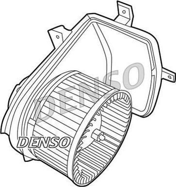 Denso DEA32001 вентилятор салона на VW GOLF IV (1J1)