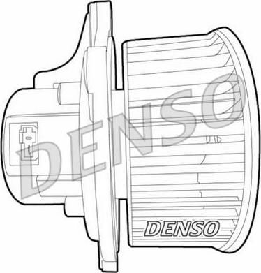 DENSO Мотор отопителя салона KIA SORENTO 2.4-3.5I/2.5CRDI 02- (+AC) (97109-3E000, DEA43003)