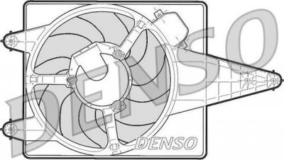 Denso DER01204 вентилятор, охлаждение двигателя на ALFA ROMEO 155 (167)