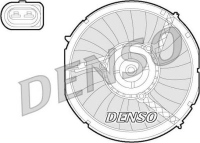 DENSO Вентиляторы охлаждения двигателя AUDI A4/A6(C5) 97-05 (4B3959457, DER02003)
