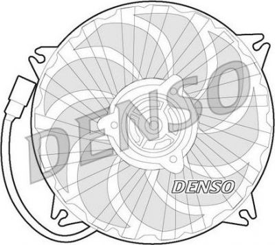 DENSO Вентилятор, охлаждение двигателя (DER07007)