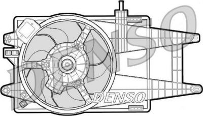 Denso DER09040 вентилятор, охлаждение двигателя на FIAT PUNTO (188)