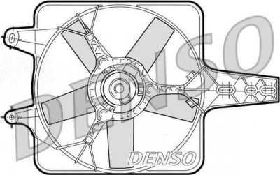 Denso DER09072 вентилятор, охлаждение двигателя на FIAT UNO (146A/E)