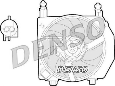 Denso DER10006 вентилятор, охлаждение двигателя на FORD FIESTA фургон (JV_)