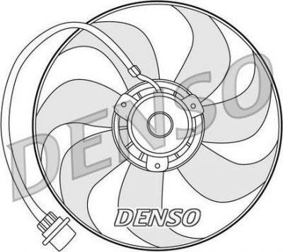 Denso DER32001 вентилятор, охлаждение двигателя на SKODA OCTAVIA (1U2)