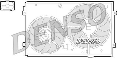 Denso DER32011 вентилятор, охлаждение двигателя на VW PASSAT Variant (3C5)
