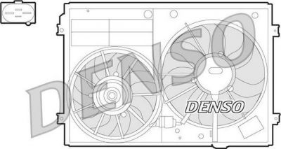 Denso DER32012 вентилятор, охлаждение двигателя на SKODA OCTAVIA Combi (1Z5)