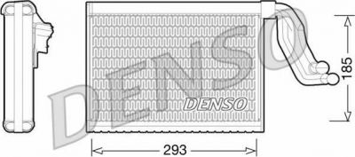 Denso DEV05001 испаритель, кондиционер на 3 (E90)