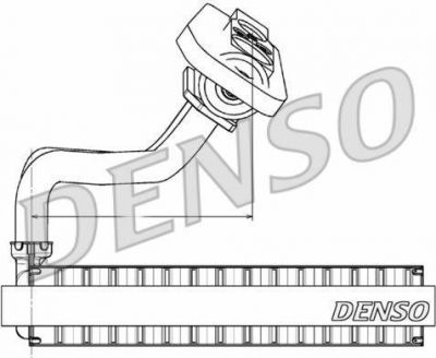 Denso DEV09020 испаритель, кондиционер на FIAT PUNTO (199)