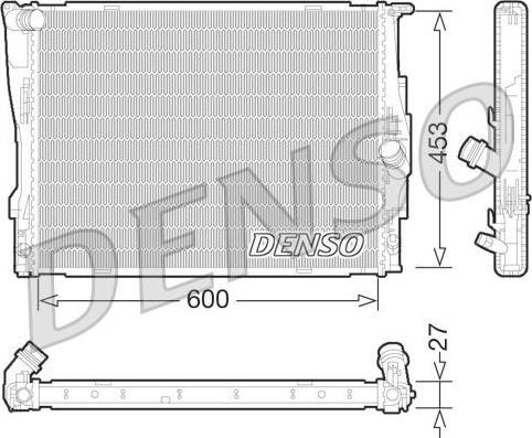 Denso DRM05073 радиатор, охлаждение двигателя на 3 Touring (E91)