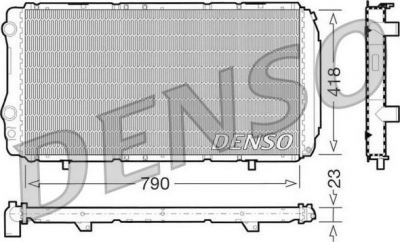 DENSO Радиатор, охлаждение двигател (DRM09074)