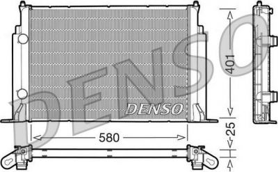 DENSO Радиатор STILO 1.6/1.8/2.4/1.9D 01- МКПП (46745809, DRM09122)