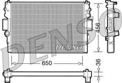 DENSO Радиатор охлаждения IVECO DAILY V 2.8D/2.8TD 02- (504084141, DRM12007)