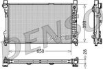 DENSO Радиатор охлаждения MB W203 1.8-3.5/2.0D/2.2D 00- (2035003903, DRM17079)