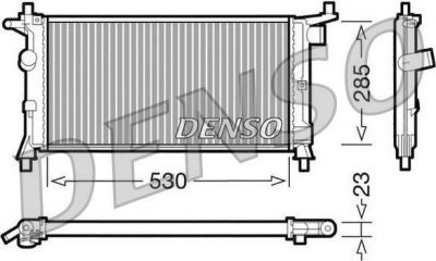 Denso DRM20037 радиатор, охлаждение двигателя на OPEL CORSA B (73_, 78_, 79_)