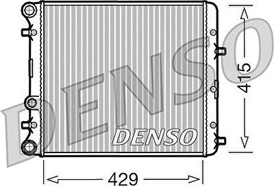 Denso DRM27002 радиатор, охлаждение двигателя на SEAT CORDOBA (6L2)