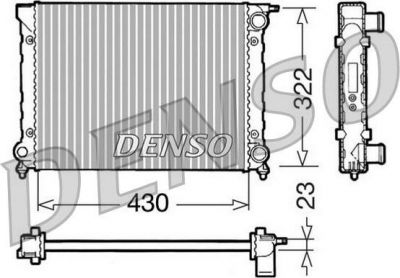 Denso DRM32004 радиатор, охлаждение двигателя на VW PASSAT Variant (3A5, 35I)