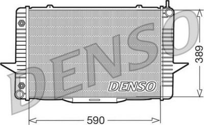 DENSO Радиатор охлаждения VOLVO V70 2.0-2.5 97-06 (8601450, DRM33067)