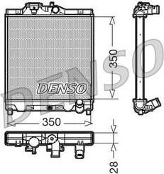 Denso DRM40004 радиатор, охлаждение двигателя на HONDA CIVIC VI Fastback (MA, MB)