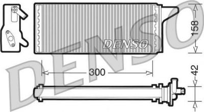 Denso DRR12001 теплообменник, отопление салона на IVECO DAILY I фургон/универсал