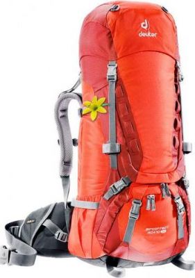 Рюкзак Deuter 2015 Aircontact Aircontact 40 + 10 SL papaya-lava