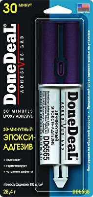 DONEDEAL 30-минутный эпокси-адгезив (цвет: прозрачный) (DD6565)