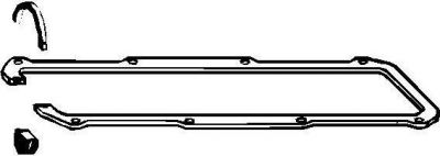 Elring 104.841 комплект прокладок, крышка головки цилиндра на AUDI 80 (81, 85, B2)