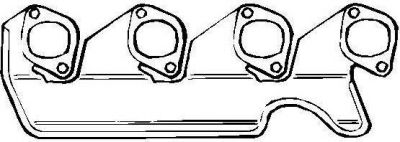 ELRING Прокл.Выпуск.колл. E30 1,8L mot.M10B18 82-90 (11621723875, 343.847)