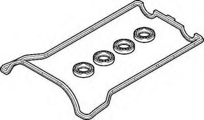 ELRING Прокладка клапанной крышки MERCEDES M111 компл. (1110100430, 899.917)