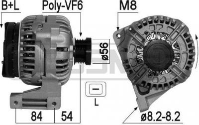 Era 209052 генератор на VOLVO S60 I