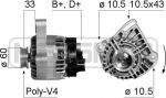 Era 210348 генератор на FIAT PUNTO (188)