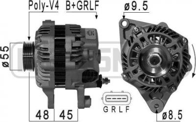 Era 210997 генератор на SMART FORTWO купе (451)