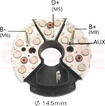 Era 215936 выпрямитель, генератор на MAN NL