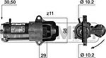 ERA Стартер 12V 1.5KW Ford Mondeo lll 00- 1.8-2.0 16V,1.8SCi (220367)