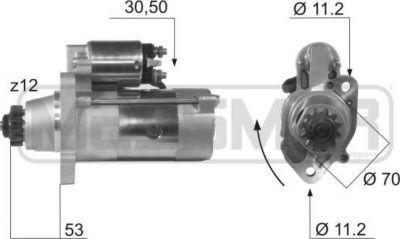 Era 220464 стартер на NISSAN PRIMERA (P12)