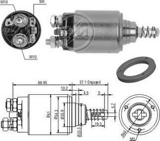 Era 227355 тяговое реле, стартер на MERCEDES-BENZ T1 фургон (601)