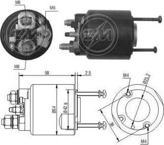 Era 227388 тяговое реле, стартер на MERCEDES-BENZ A-CLASS (W168)