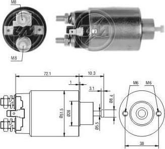 Era 227669 тяговое реле, стартер на MAZDA 323 S VI (BJ)