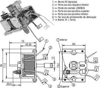 Era 227861 тяговое реле, стартер на MAN TGA