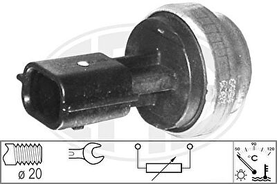 ERA Датчик температуры охлаждающей жидкости RENAULT Megane II 2006-2009 (8200650777, 330558)