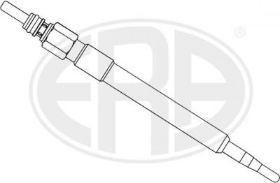 Era 886165 свеча накаливания на CHRYSLER VOYAGER IV (RG, RS)