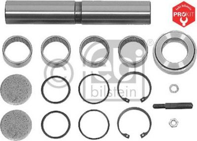 FEBI Ремкомплект шкворня правый со стор. рычага попер. рул. тяги MB (08802)