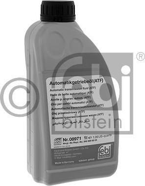 Febi 08971 Жидкость для АКПП ATF FEBI 1л A/Dextron II D