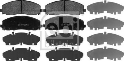 Febi 116061 комплект тормозных колодок, дисковый тормоз на FIAT FREEMONT (JC_, JF_)