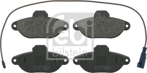 Febi 16084 комплект тормозных колодок, дисковый тормоз на FIAT PANDA Van (169)