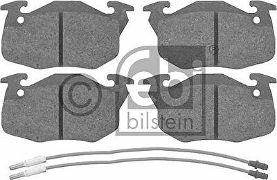 Febi 16192 комплект тормозных колодок, дисковый тормоз на PEUGEOT 309 II (3C, 3A)