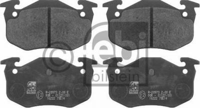 Febi 16222 комплект тормозных колодок, дисковый тормоз на PEUGEOT 306 (7B, N3, N5)