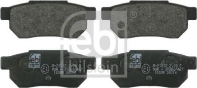 Febi 16309 комплект тормозных колодок, дисковый тормоз на HONDA ACCORD III (CA)
