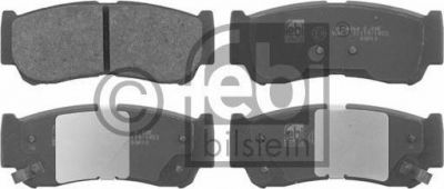 Febi 16668 комплект тормозных колодок, дисковый тормоз на HYUNDAI SANTA FE II (CM)